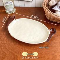 Deou Starlight Cute Household Ceramic Salad Plate
