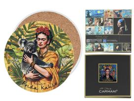 Ceramiczna Podkładka Okrągła Frida Kahlo Kuchnia Stół Salon Ozdoba