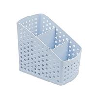 Large Capacity Makeup Brush Holder Multi Layer Pen Holder  Office Supplies mėlyna