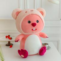 Miniso Kawaii Loopy Mažas Bebras Pliušinis Lėlė Persirengimo Žaislai Pagalvė Minkšta Ins Vaikų Dovana Miela Mergaitės Kalėdinė Dovana Draugei 30cm