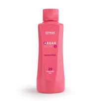 Streax Professional Argan Secret Hair Colourant Cream Developer 20 Volume 6 Percent 250ml For Long Lasting Rich Hair Colour Coverage And Shine