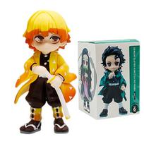 1-6pcs Demon Slayer Tanjiro Kamado Nezuko anime cartoon figure blind box statue model ornament Holiday/Birthday Gifts