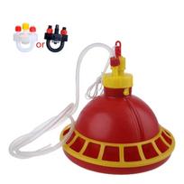 Bell Type Poultry Water Dispenser Automatic Plastic Chicken Feeder Easy to Fill Durable Fountaion Kettle Geese white