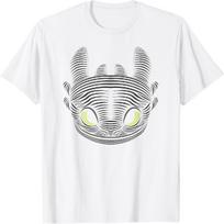 How to Train Your Dragon 3 Hidden World HD Toothless T-Shirt S balta