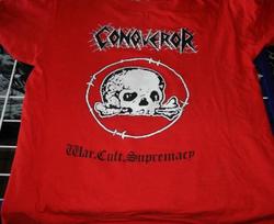War Cult Supremacy Conqueror Band Red Cotton  Full Size S-5XL Unisex T-Shirt XXL