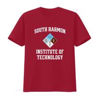 South Harmon Institute of Technology T Shirt S H I Movie Accepted Classic  vintage Washed fashion graphic streetwear Versatile S