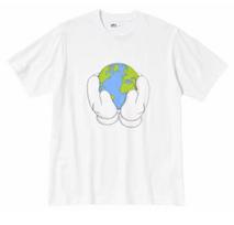 X KAWS ‘Peace For All’ T-shirt - Men’s Size XS (White) Brand New S