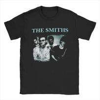 The Smiths Marškinėliai vyrams Grupės humoras Medvilniniai marškinėliai Apvali kaklo iškirptė Trumpomis rankovėmis Marškinėliai Didelių dydžių drabužiai S juoda