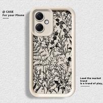 Case for Xiaomi Redmi Note 14 Pro Plus 10 11 14C 12 13C 12s 11s A1 A2 A3 A4 Note 13 12C Phone Cover Solid Color Flower Redmi Note 11 Pro 5G