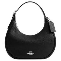 Trenerės Emily Logotipo Odinė Pečių Tote Rankinė Moteriškos Rankinės Juoda CDW87-SVBK Basic Set (Bag+Dust Bag)