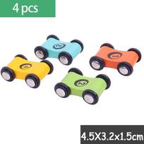 Children Wooden Gliding Car Toys Ramp Race Mini Slide Track Car Games Replacement Car Colorful Fun Model Vehicle Toys for Boys