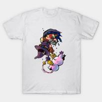 2026 New Fashion Digimon Gabumon Evolution Pure Cotton Summer Casual T-shirt Men and Women's Short Sleeved Parent-child T-shirt S juoda