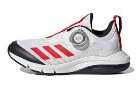 Adidas Activefle Boa K Fabric Comfortable Abrasion Resistant Breathable Low top Kids' Running Shoes White Red Kids' GY6577 37⅓