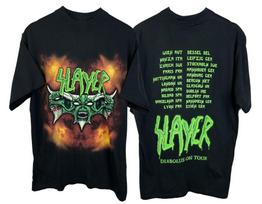 NEW Comfort Colors Slayer Diabolus On Tour 1999 European T-Shirt Size S-5XL Unisex T-Shirt XL