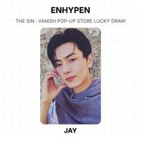 ENHYPEN THE SIN : VANISH POP-UP STORE LUCKY DRAW Official Photocard JAY