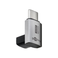 Adapteris ir šokotuvas Goobay 74444 USB-C Adapter Vertical 90° Short, USB4  Goobay