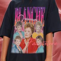 Blanche Devereaux Golden Girls Portrait T-Shirt – 100% Cotton Comfort 2XL