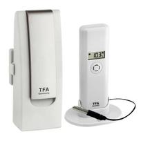 Aplinkos jutiklis TFA WeatherHub smart home – temperatūra ir drėgmė, Wi‑Fi, AC / baterija (AAA), 40×28×104 mm