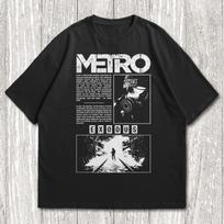 Metro Exodus T-Shirt, Horror Video Game Merchm Shouter Video Game Shirt M