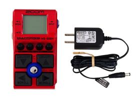 original ZOOM for Bass Guitar [Includes adapter] MS-60B+ Multi-Stomp Pedal, Red, raudona