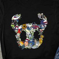 Hollow Knight Mask Silksong Shirt, Hornet Hollowknight Characters, Indie Game T-Shirt, Silk Song RPG Gaming Gift, Metroidvania Tee 4XL