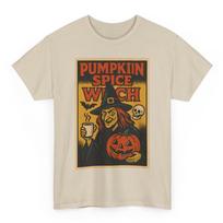 Pumpkin Spice Witch T-Shirt: Retro Halloween Comic Tee S