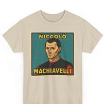 Machiavelli T-Shirt: Retro Comic Political Philosophy Pop Art Tee XL
