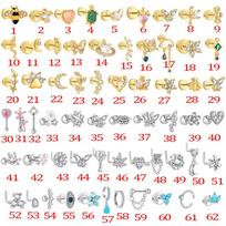 Cartilage Piercing Stud Helix Tragus Concho Screw Back Earrings Tiny Zircon Flower Heart Ear Stack Y2K Gothic Aesthetics Jewelry style-1