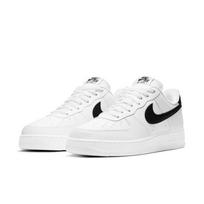 Nike Air Force 1 'White and Black' Leather Street Shoes US 10 balta