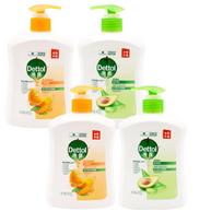 Dettol Antiseptic Hand Wash - Natural Fresh & Plant Care (4x450g)