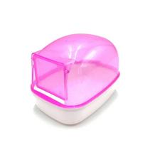 Cute Dustproof Dust-Free Mini Pet Pet Sauna Box Pet Sand Bathtub Hamster Playing Hamster Bathroom rožinė