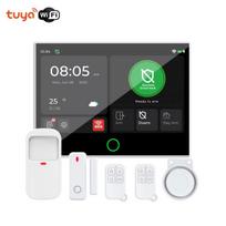 Home Security Tuya Smart DIY Sistema De Seguridad Antirrobo Para El Hogar Kit De Alarma 7 Inch 4G/GSM Tuya WiFi Alarm Systems Home Security System