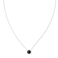 Daniel Wellington Audrey series simple round pendant design necklace, same style for men and women, silver DW00401456 sidabras