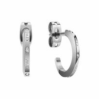 Daniel Wellington sparkling crystal micropaved zirconium earrings synthetic cubic zirconia alloy earrings for women DW00400351 mėlyna