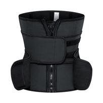 Dropshipping Adjustable Strap Tummy Control Waist Trainer Belt Latex Steel Boned Zip Hook Removable Shapewear Plus Size Shaper Xs