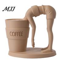 Artistic Pen Holder Cup 3D Printed Diver Coffee Figurine, Multifunctional And Desk Organizer, Creative Themed Accessory Niche Art Decor for kava