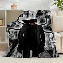 1PC Cameraman robot Flannel Blanket Gift, Suitable for Both Men And Women, Soft Ideal for Beds And Sofa, Birthday Or Christmas Gift 75x90cm