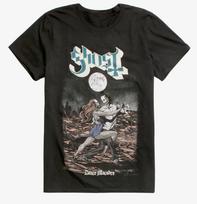 Ghost Dance Macabre Papa Emeritus Metalinė Grupė Unisex Marškinėliai S