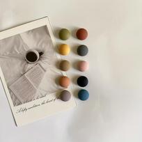 10 vnt. mielų Kawaii šaldytuvo magnetukų - Dekoratyviniai ovalūs plastikiniai magnetukai 10 spalvų (Raudona, Rožinė, Smėlio, Šviesiai mėlyna, Tamsiai mėlyna, Žalia