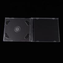 Skaidrus Plastikinis Dvigubas DVD Dėklas Nešiojamas CD Saugojimo Pakuotės Dėklas Patvarus DVD Dėžutė Sustorintas CD DVD Disko Dėklas Saugojimo Dėklas