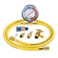 Bowarepro R134A Charge Hose Air Conditioner Gas Charging Hose with Meter 130cm Long geltona