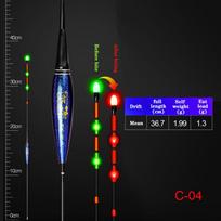 Tube LED Light Color Change Electronic Floats Bobbers Light Stick Floats Fishing Lure Bite Alarm C-04