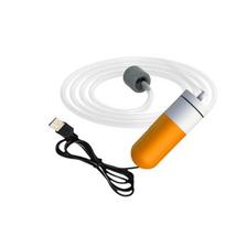 High Efficiency Aquariums Aerator Battery Waterproofed Outdoor Fishing Aerator for Aquariums Pond Travel oranžinė