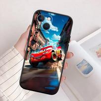 Cars Lightning McQueen New High-End Shell Phone Case for iPhone 16 15 14 13 12 Pro Max Plus Mini iPhone 13 Pro