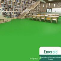 Sustorinta pilka PVC vandeniui atspari neslystanti grindų danga nešvarioms vietoms 1.2mm Solid Plastic Flooring gray