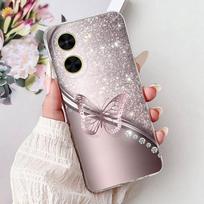 For Xiaomi Redmi A5 4G / Poco C71  PocoC71 Back Cover Fashion Flower Butterfly Painting Case Soft TPU Clear Slim Silicone Fundas Xiaomi Poco C71