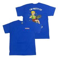 The Offspring  Pretty Fly for a White Guy  Mėlyni marškinėliai 2 pusės marškinėliai NH24363 Unisex marškinėliai M