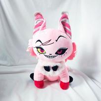 Hazbin Hotel Angel Katinas ir Husk Katinas Pliušinis Rinkinys - Mieli Katino Pliušiniai Žaislai, Minkšta Anime Žaidimų Pliušinė Prekė, Hazbin Hotel Gerbėjų Kolekcija Šventinė Dovana 30cm
