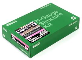 Greenmax N Gauge Opposite Seibu Railway Diorama Supplies 2913 Pre-painted Platform, Specification, Pre-painted Structure,