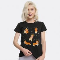 Corgis In Space T-Shirt, Men's and Women's Sizes Tee (DDG-815052) S